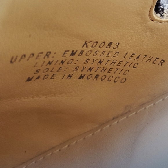 J. CREW Cecile Smoking Snake Embossed Flats 7.5 - Picture 11 of 11